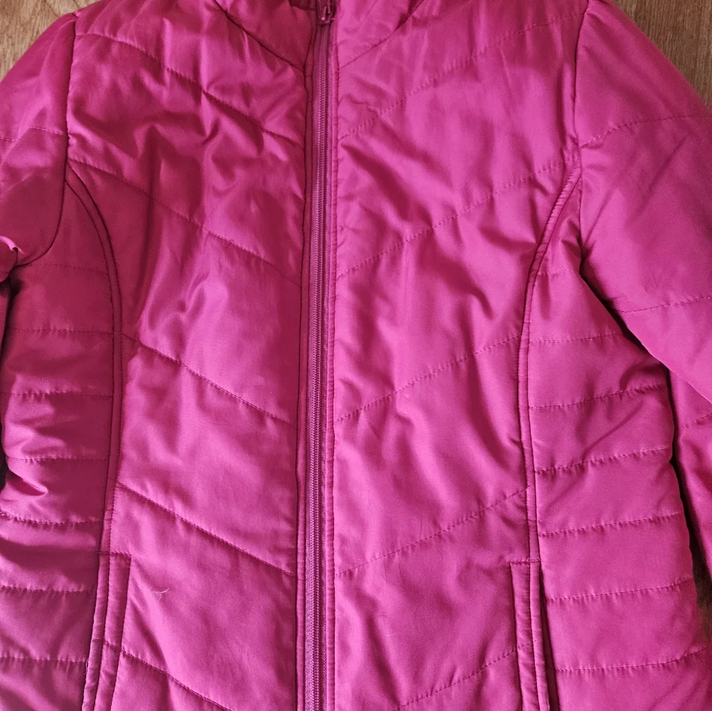 Women's Pink Quilted Jacket - Picture 2 of 4